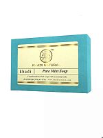 Мыло Чистая Мята, ручная работа (Pure Soap handmade soap), 125 гр Khadi Natural